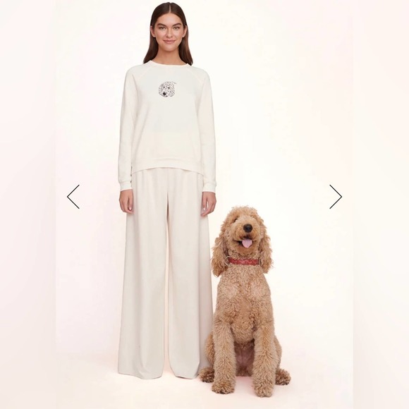 Custom Staud x C.Bonz Sweatshirt in Cream - Picture 2 of 10